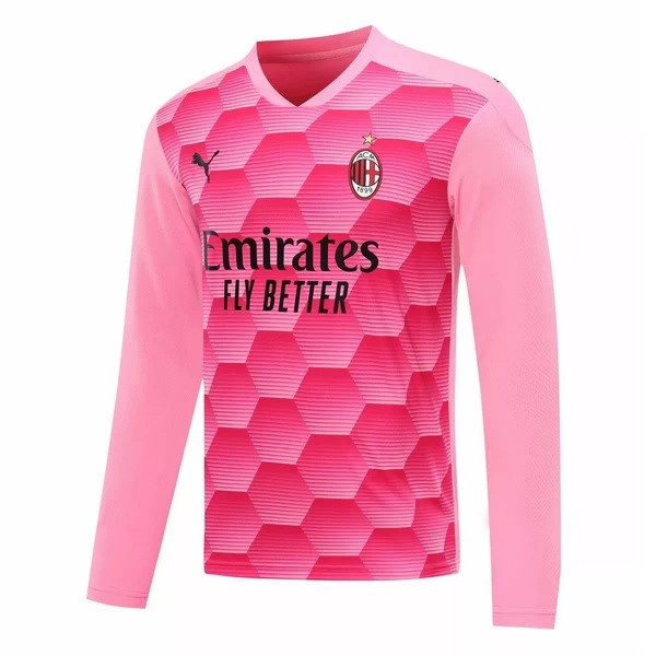 Camiseta AC Milan ML Portero 2020-2021 Rosa